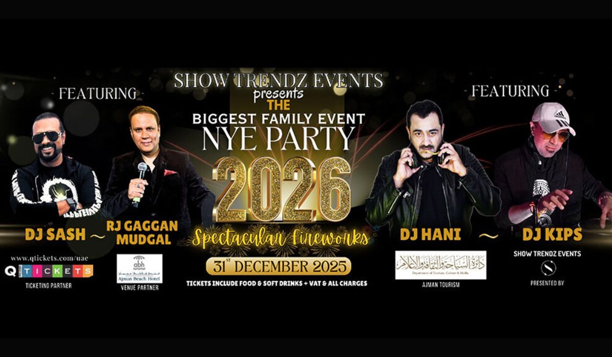 Experience a Magical New Years Eve at Ajman Beach Hotel Lawns